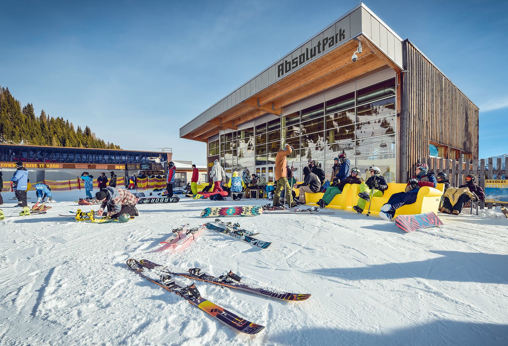 Das Chill House beim Absolut Park Flachauwinkl.